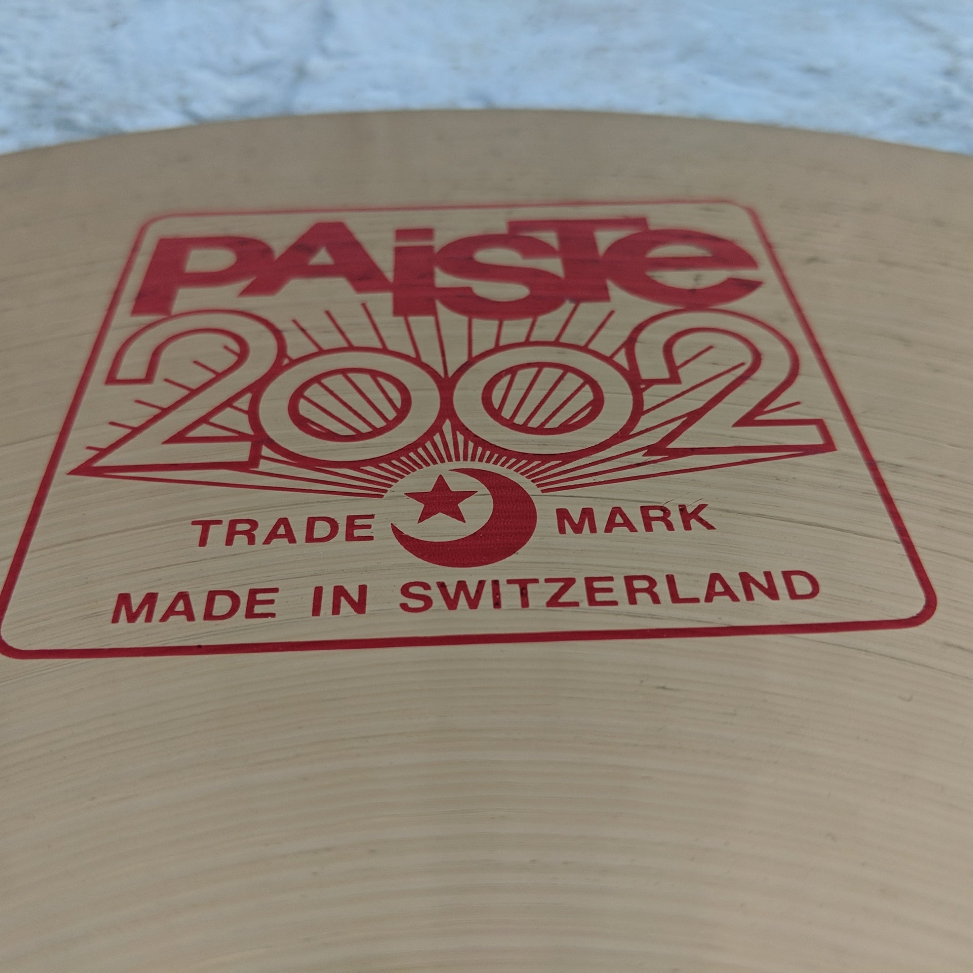 Paiste 18" 2002 Crash Cymbal