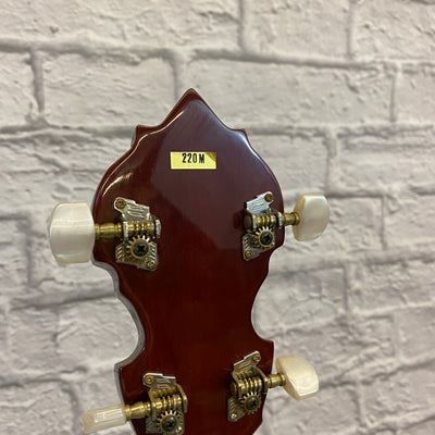 Vintage 1989 Franciscan 5-String Banjo - Dark Cherry