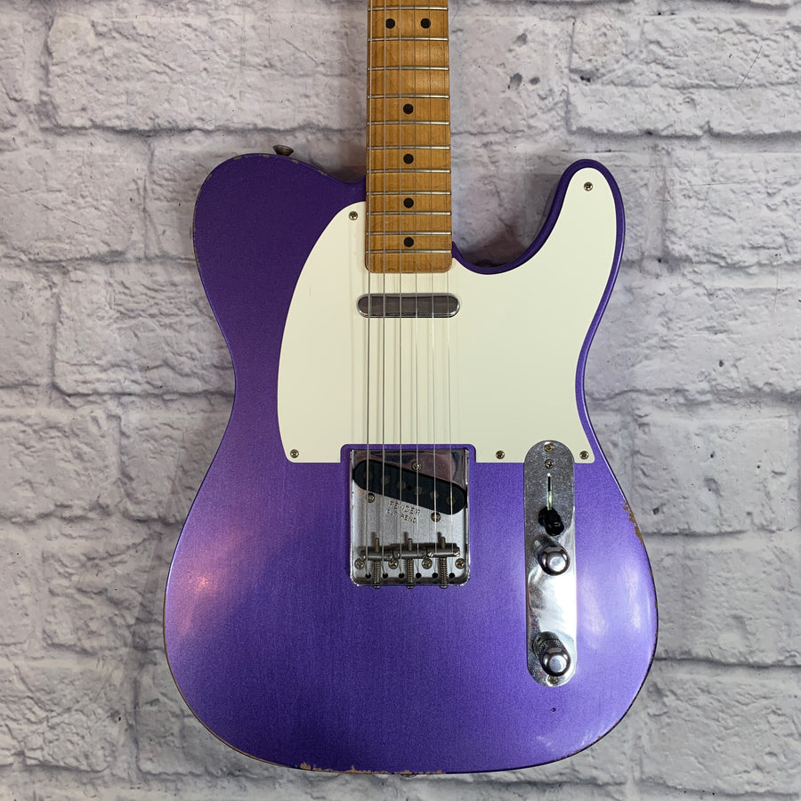 Fender Road Worn '50s Telecaster Limited Edition Electric Guitar Purple Metallic
