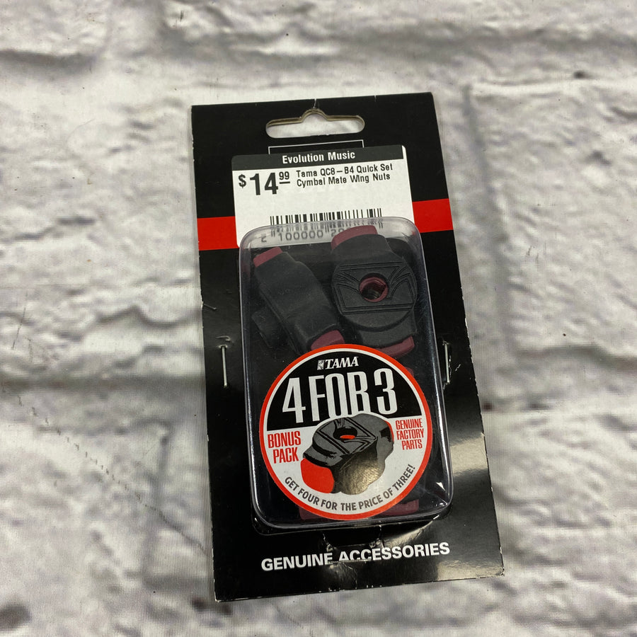 Tama QC8-B4 Quick Set Cymbal Mate Wing Nuts