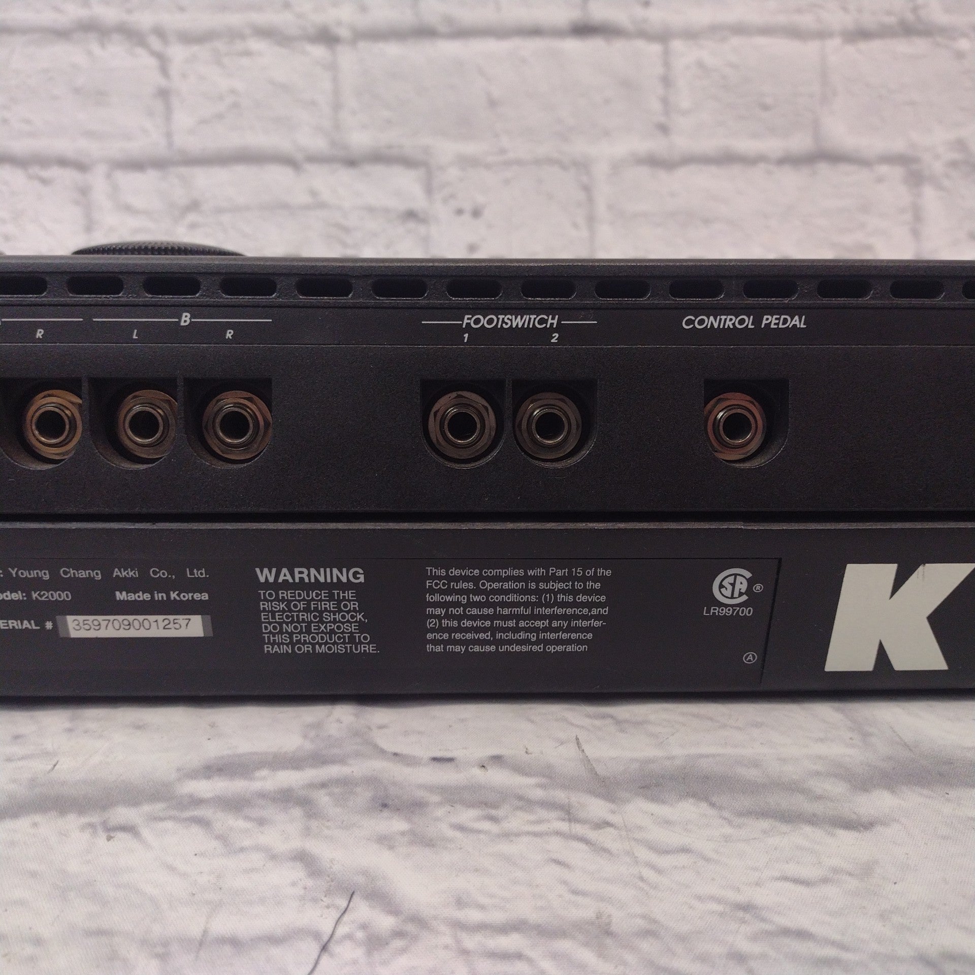 Kurzweil K2000 61-Key Synthesizer - Evolution Music