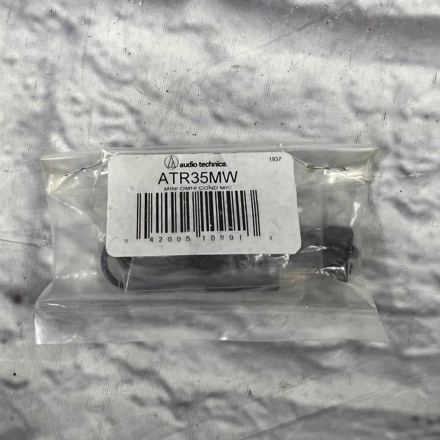 Audio Technica ATR35MW Mini Omni Condenser Lavalier Microphone