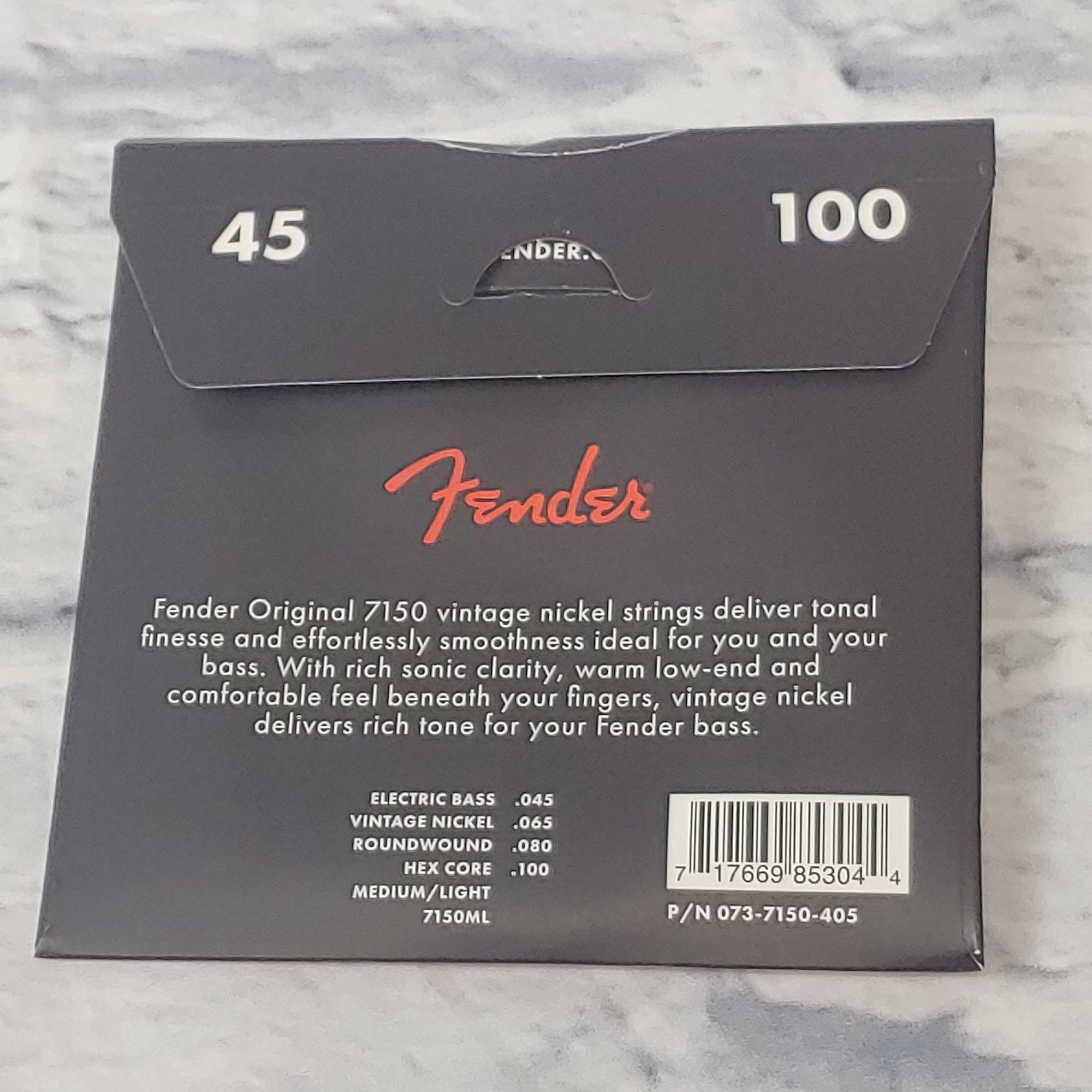 Original 7150's Vintage Nickel Round Wound Long Scale 45-100 Electric Bass Strings