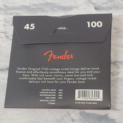 Original 7150's Vintage Nickel Round Wound Long Scale 45-100 Electric Bass Strings