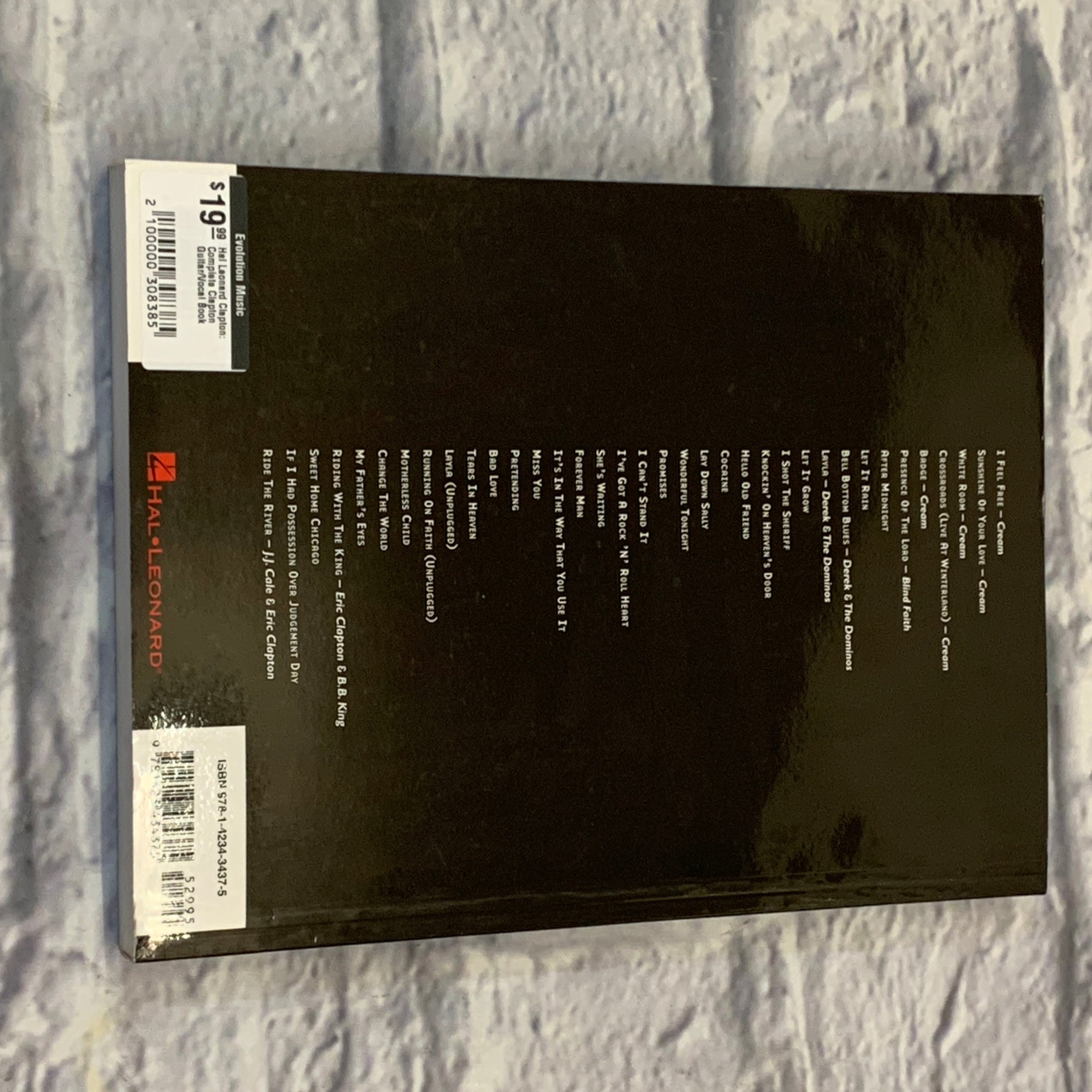 Hal Leonard Clapton: Complete Clapton Guitar/Vocal Book
