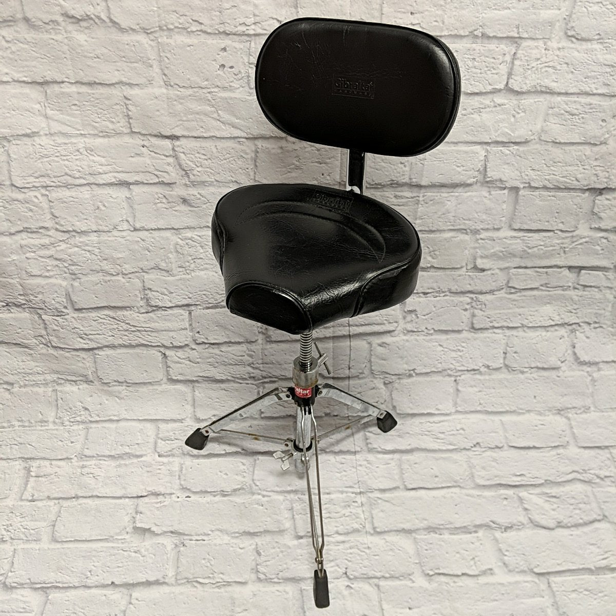 Gibraltar Saddle Style Drum Throne with Back Rest