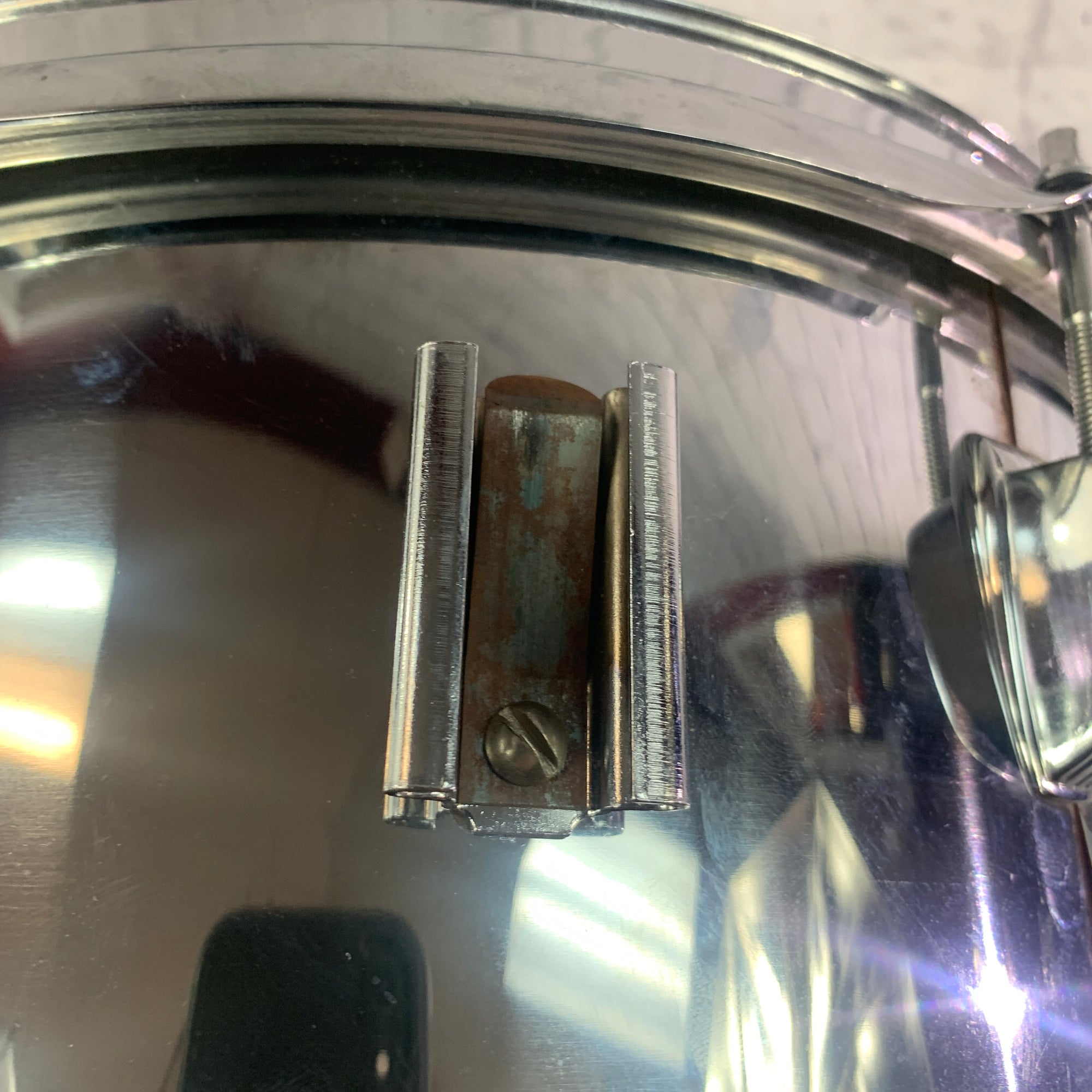 Ludwig 13 Chrome Over Vistalite Tom