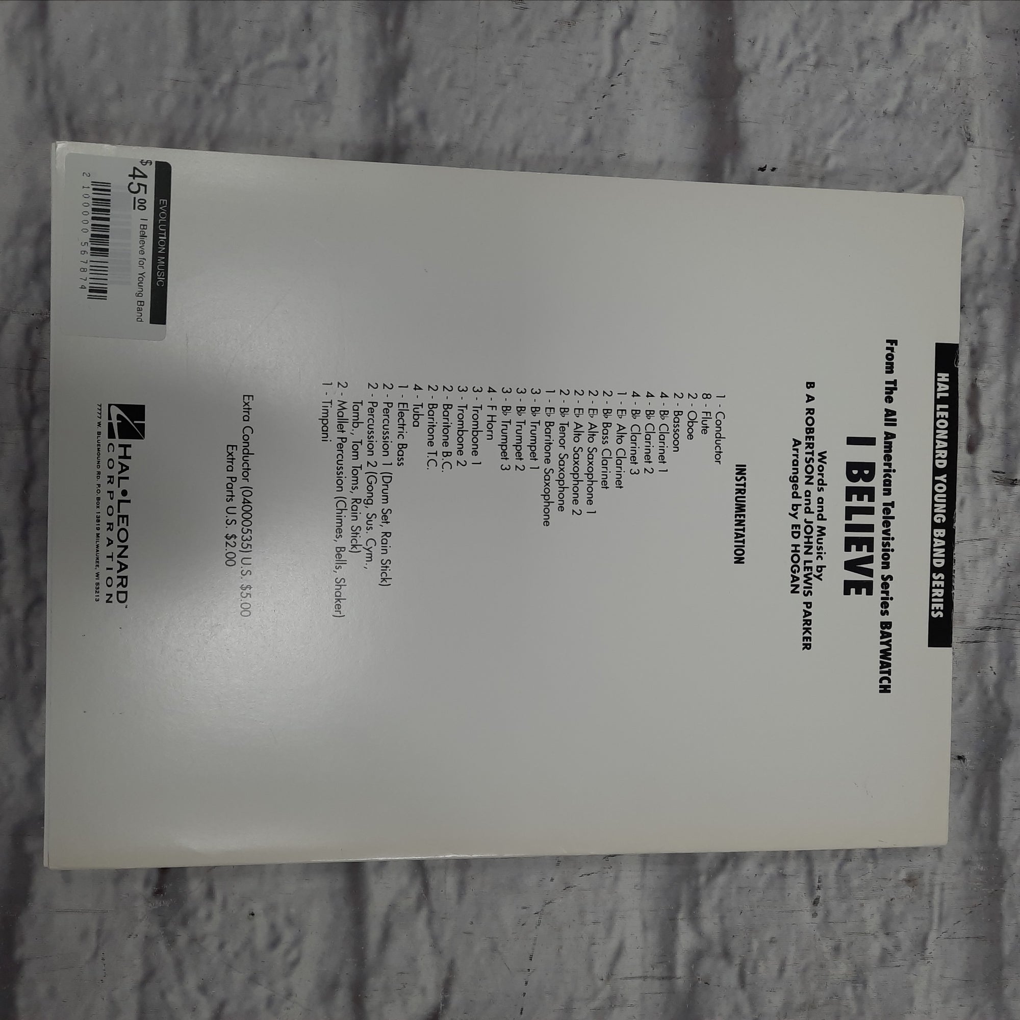 I Believe for Young Band