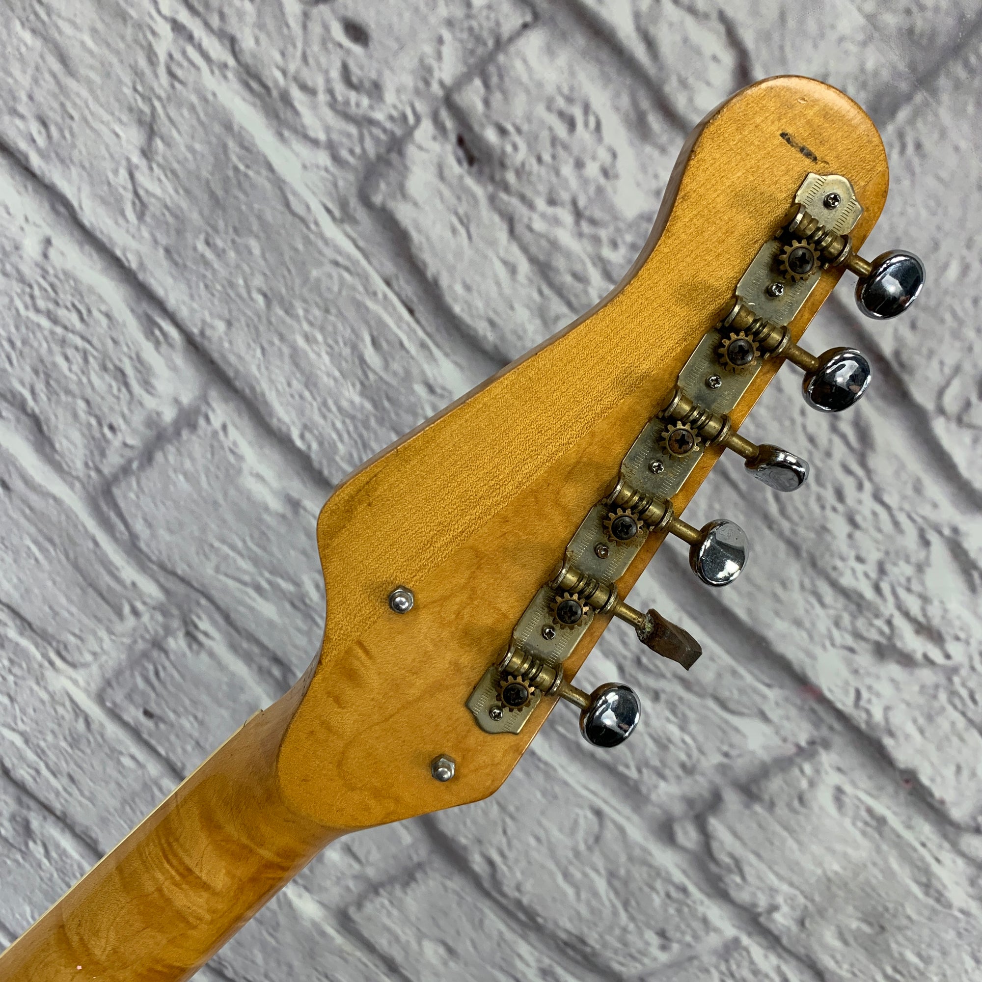 Vintage 1960s Japan Hollow Body Electric Guitar Sunburst | Project Guitar