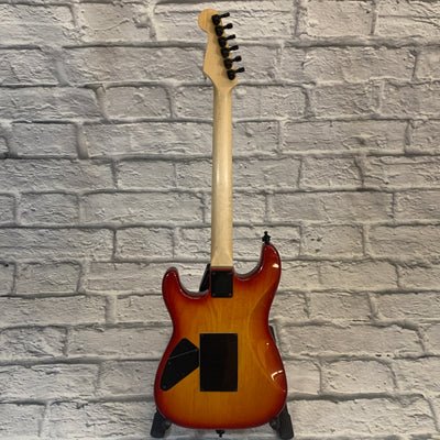 R&R Custom Handmade Strat Cherry Burst with USA Kahler