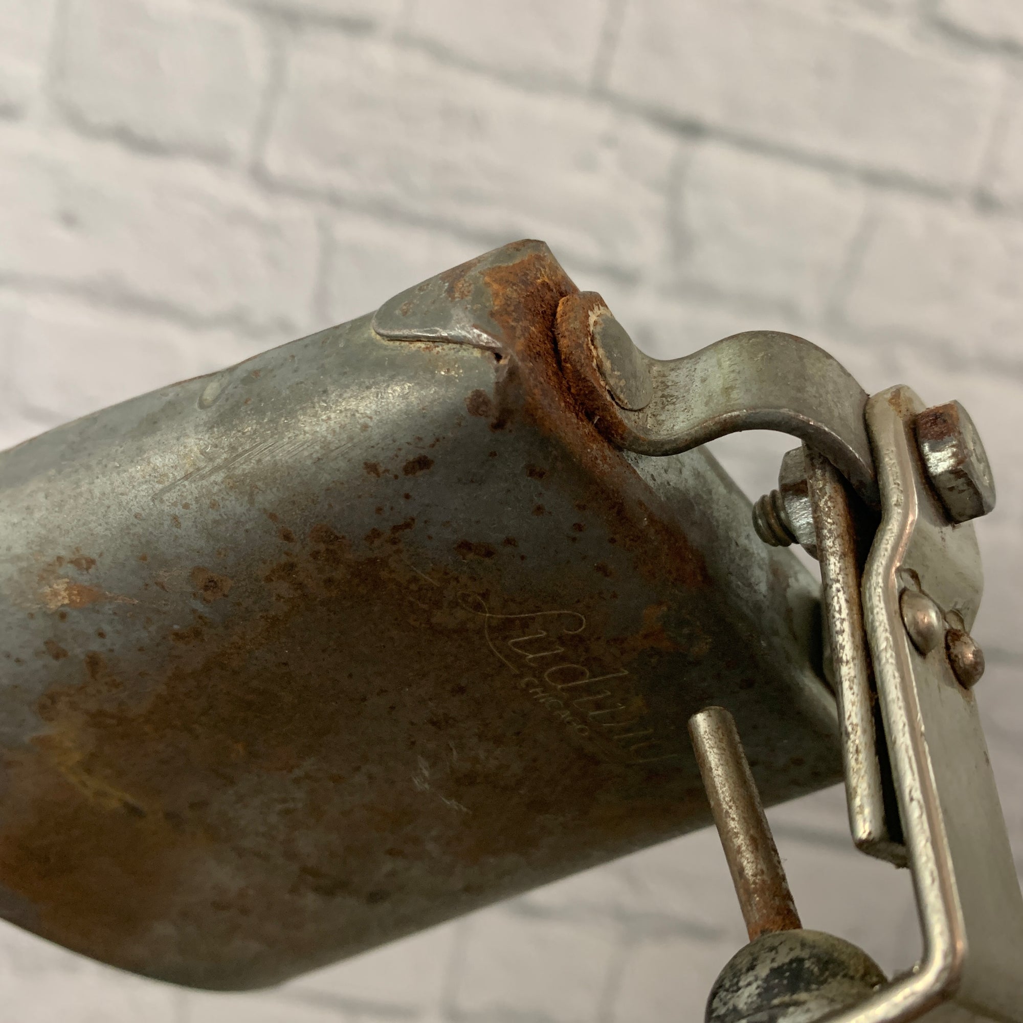 Vintage Hoop-Mounted Ludwig Script Cowbell