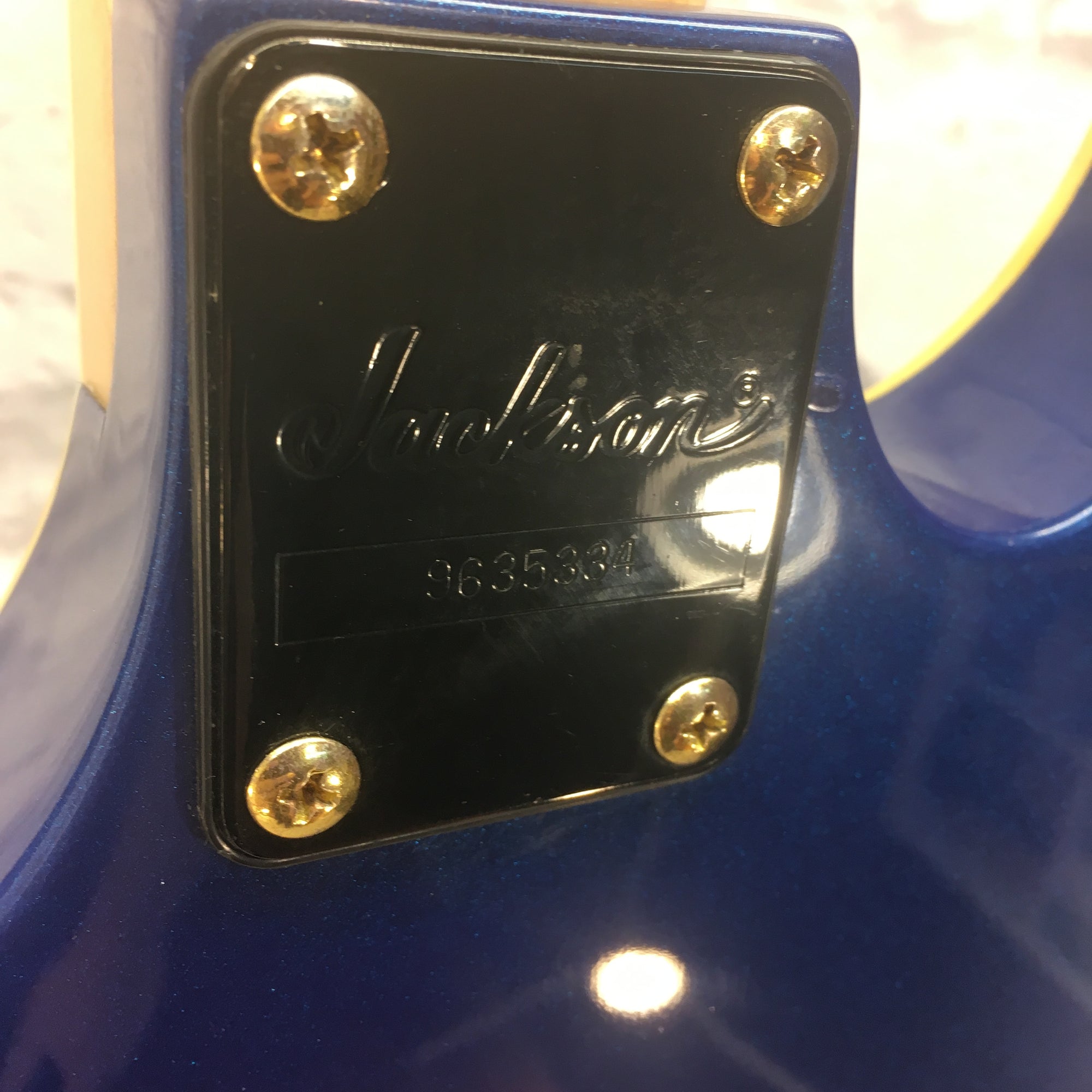 Jackson SDK-2 Super Dinky w Custom Pickups Blue White Binding