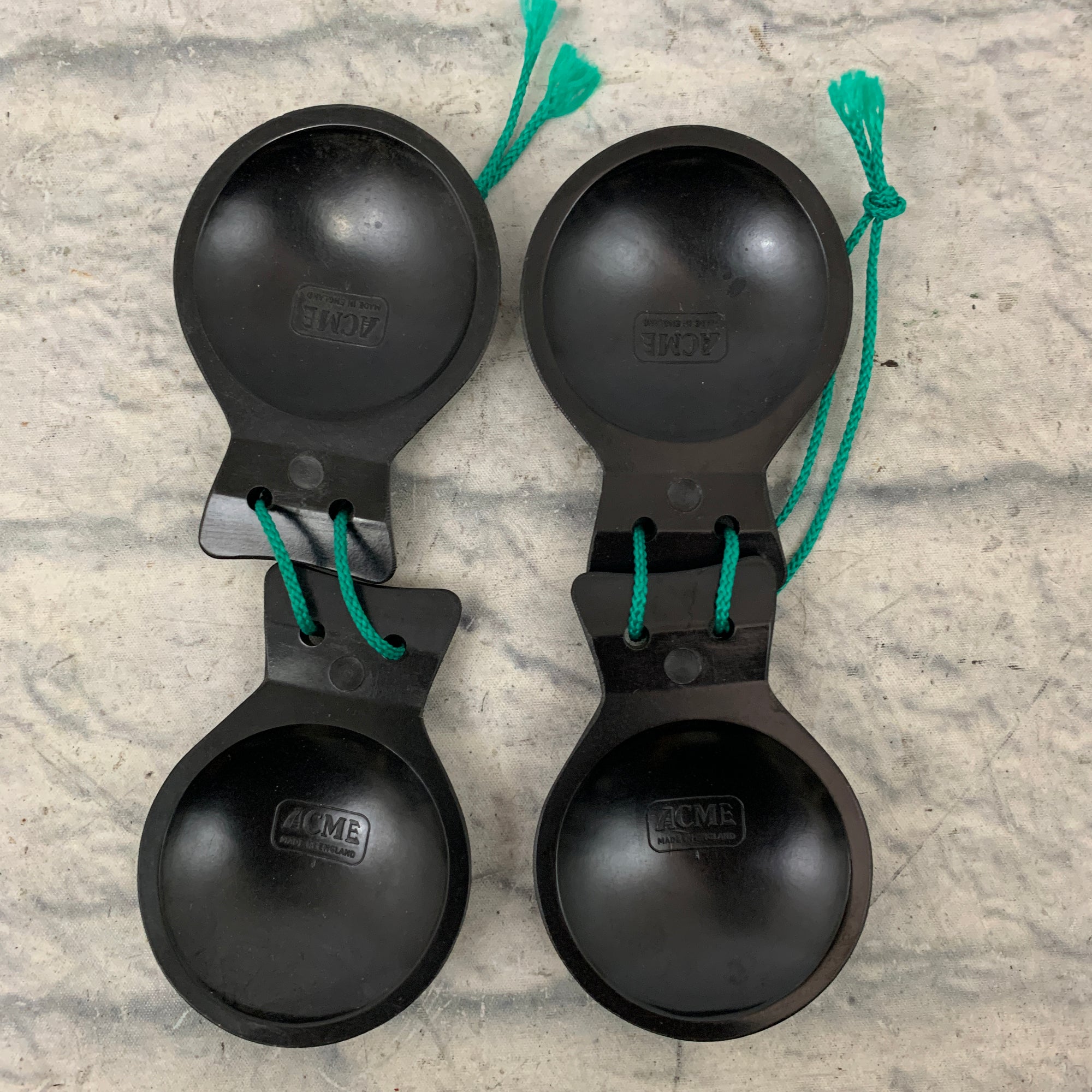 ACME Pair of Castanets Black Made in England