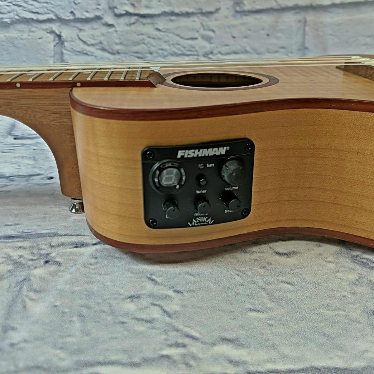 Lanikai FM-CEC Flame Maple Concert Ukulele with Fishman Pickup System