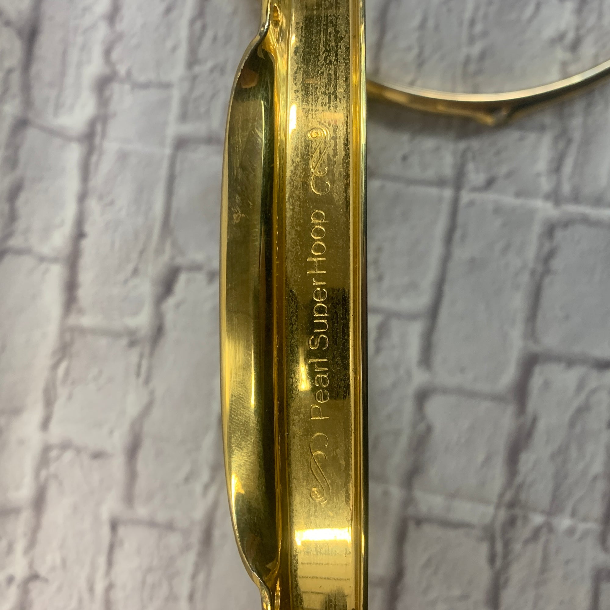 Pearl Super Hoops Flanged 14" Snare Gold