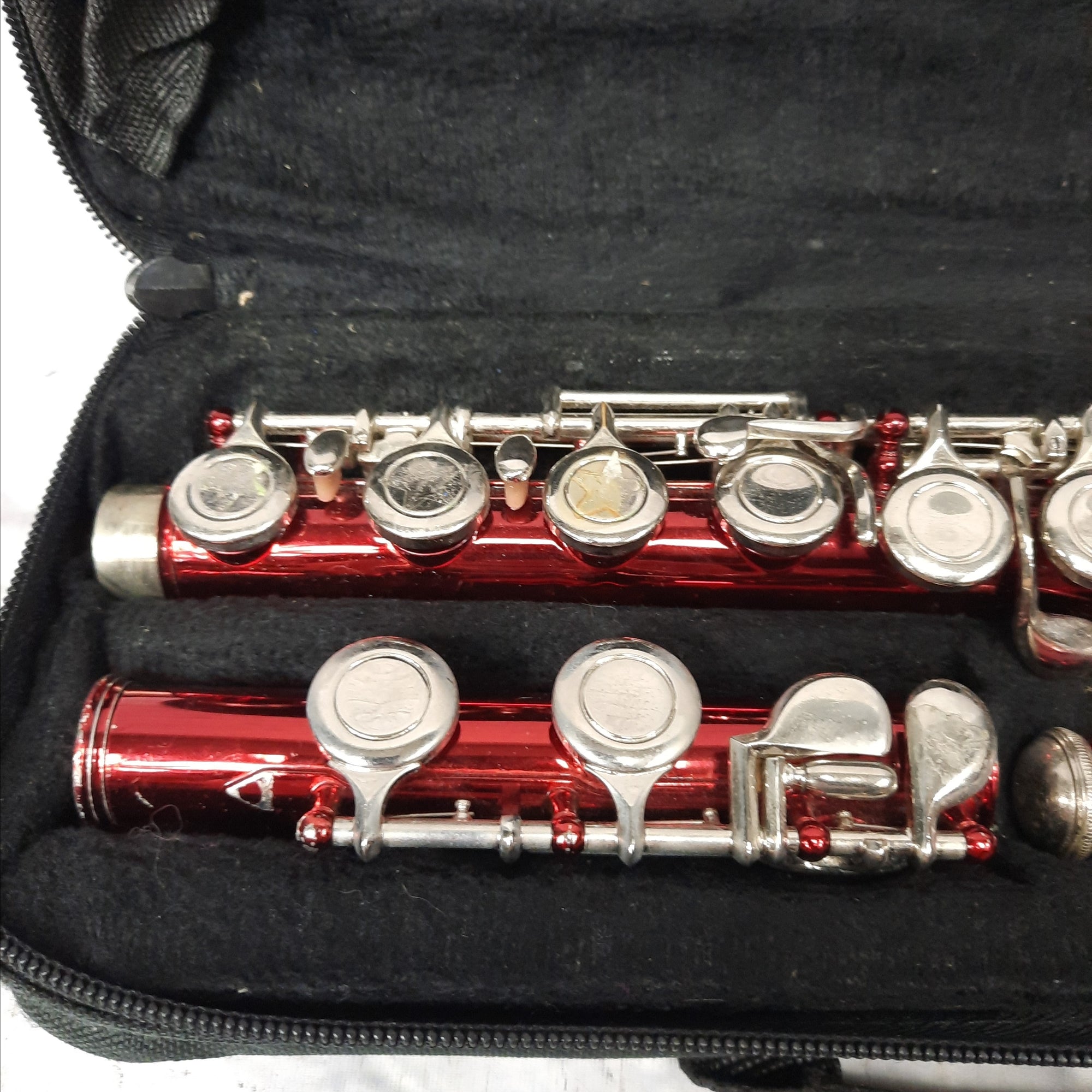 Mendini H MFE-RD Flute w/soft case