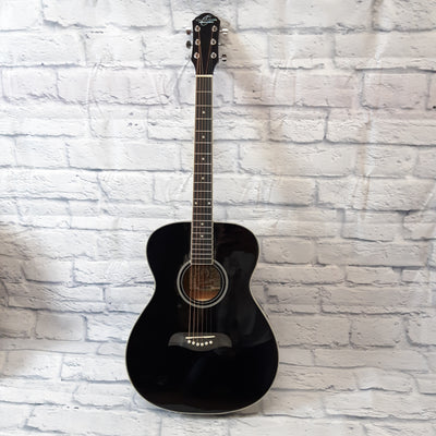 Oscar Schmidt OAB-A Acoustic Guitar - Black Gloss