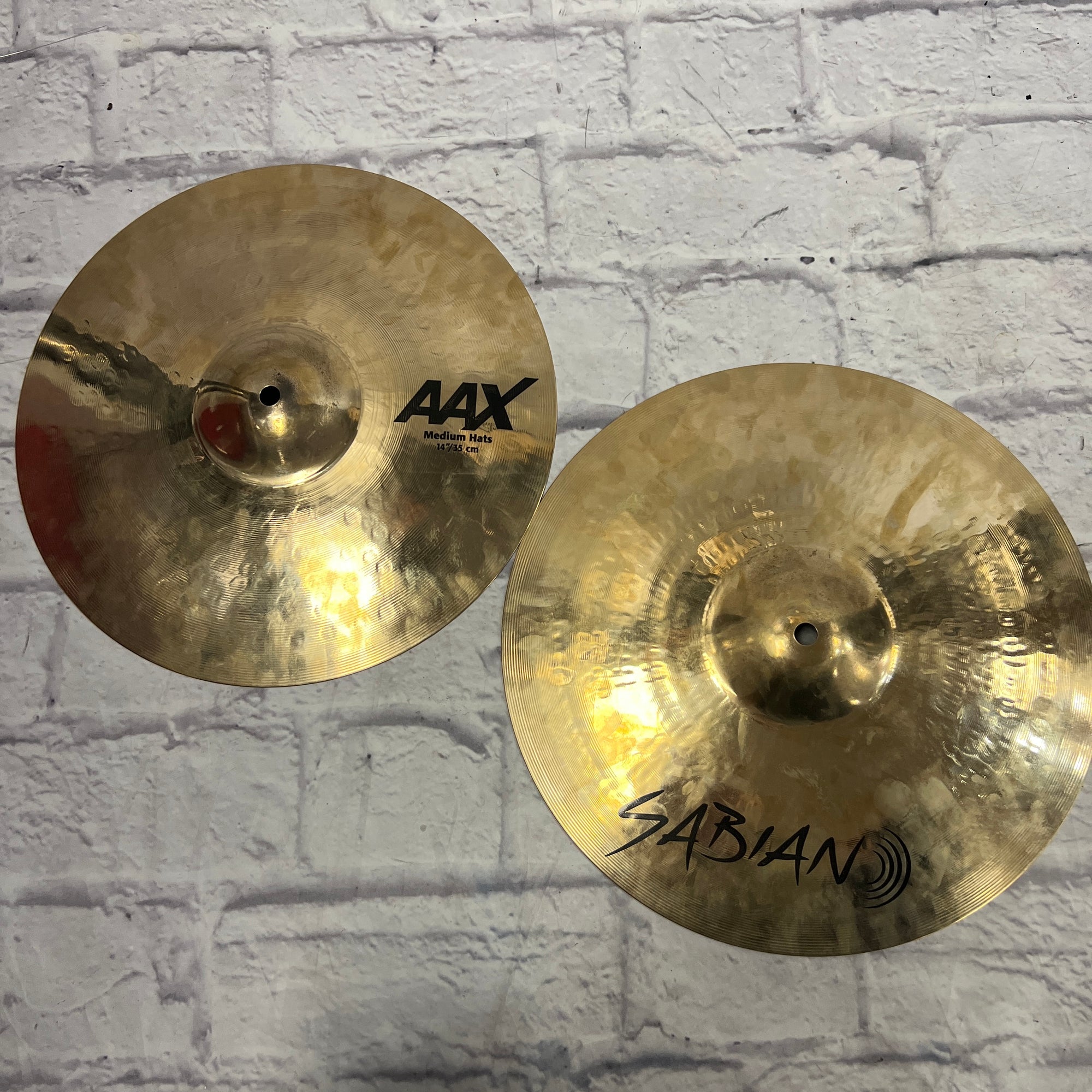 Sabian 14 AAX Medium Hi Hat Cymbal Pair