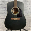 Art & Lutherie Wild Cherry Black Acoustic Guitar