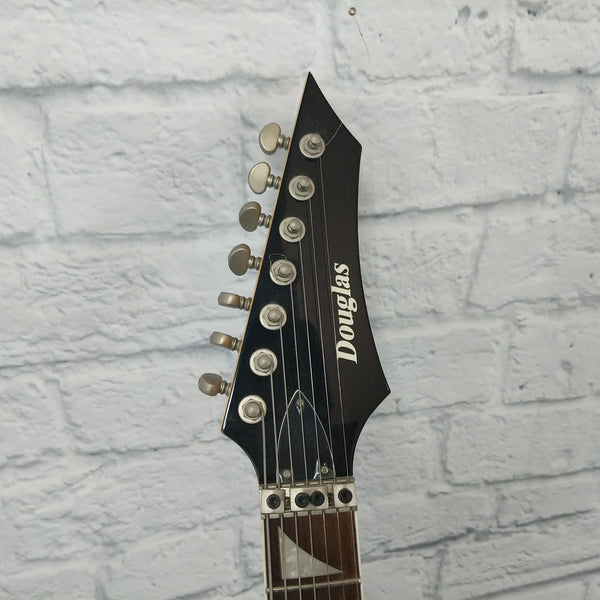 Douglas 7 String Guitar Black - Evolution Music