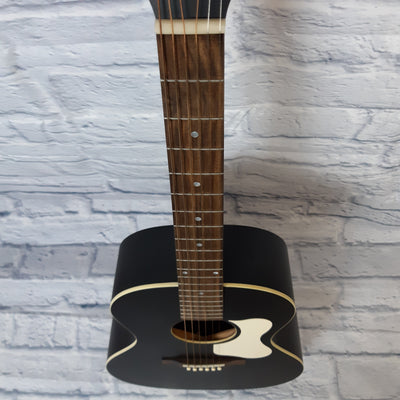The Loar LO-14 TBK Small Body L-00 Acoustic Guitar - Midnight Satin Black