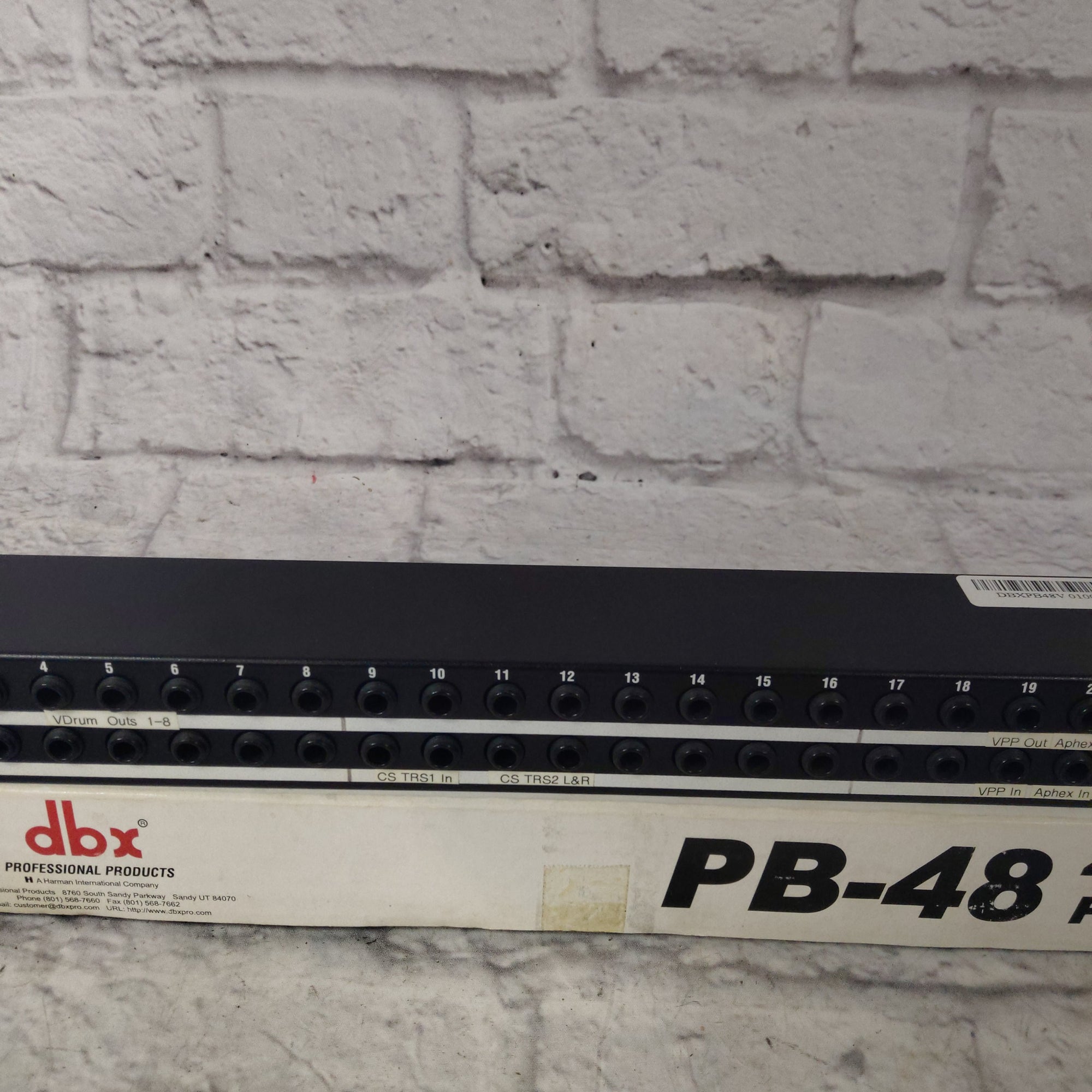 DBX PB-48 48 Point Rack Patchbay - Evolution Music