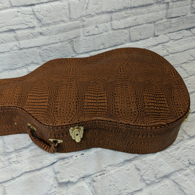 Stone Case Company ST-DAG Alligator Dreadnought Acoustic Guitar Hard Case w/Hygrometer