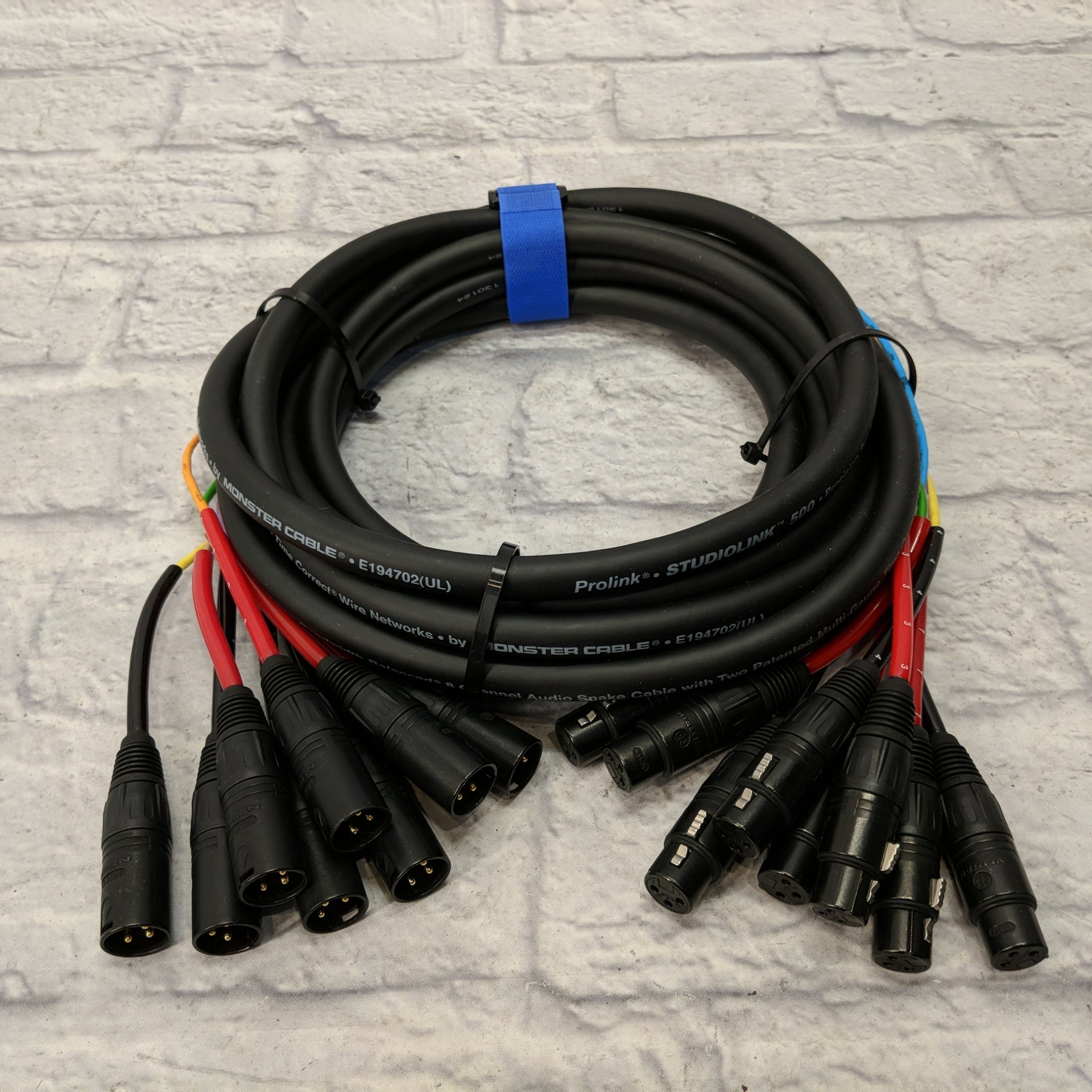 Monster Prolink 500 6m 8ch TRS to TRS Snake Cable