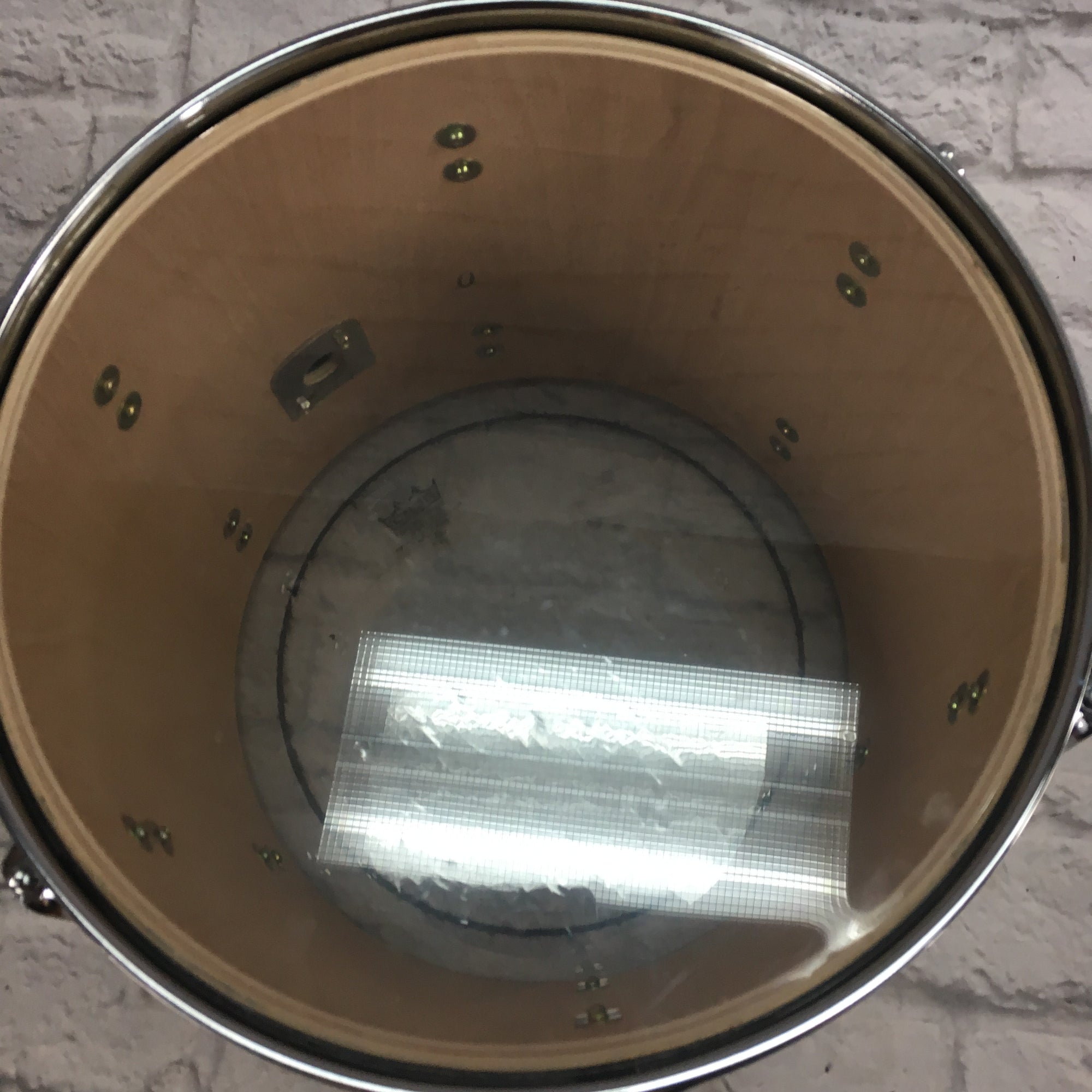 Unknown 13x10.5 Black Tom Drum