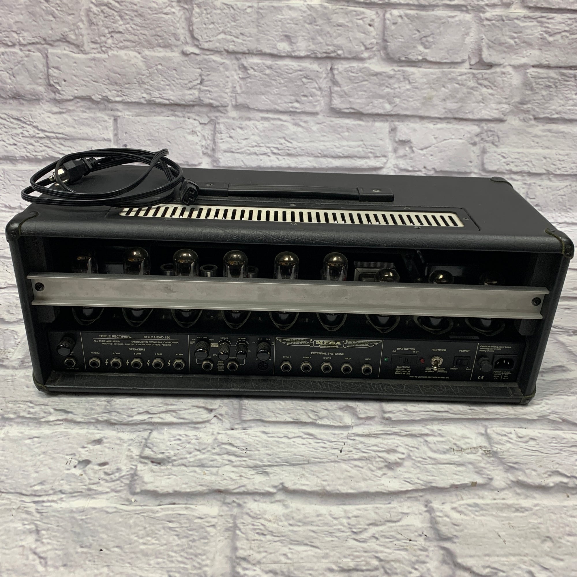 Mesa Boogie Triple Rectifier Solo Head 3-Channel 150-Watt Guitar Amp Head