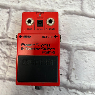 Boss PSM-5 Power Supply Master Switch Pedal Made in Japan