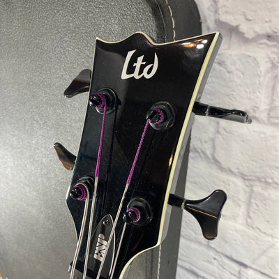 LTD Viper 304 4 String Bass Guitar with Hard Case