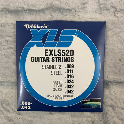 D'Addario EXLS520 9-42 Electric Guitar Strings