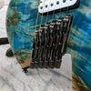 Blackat HSA Poplar Burl Trans Blue over 3pc Black Limba 6 String Electric Guitar