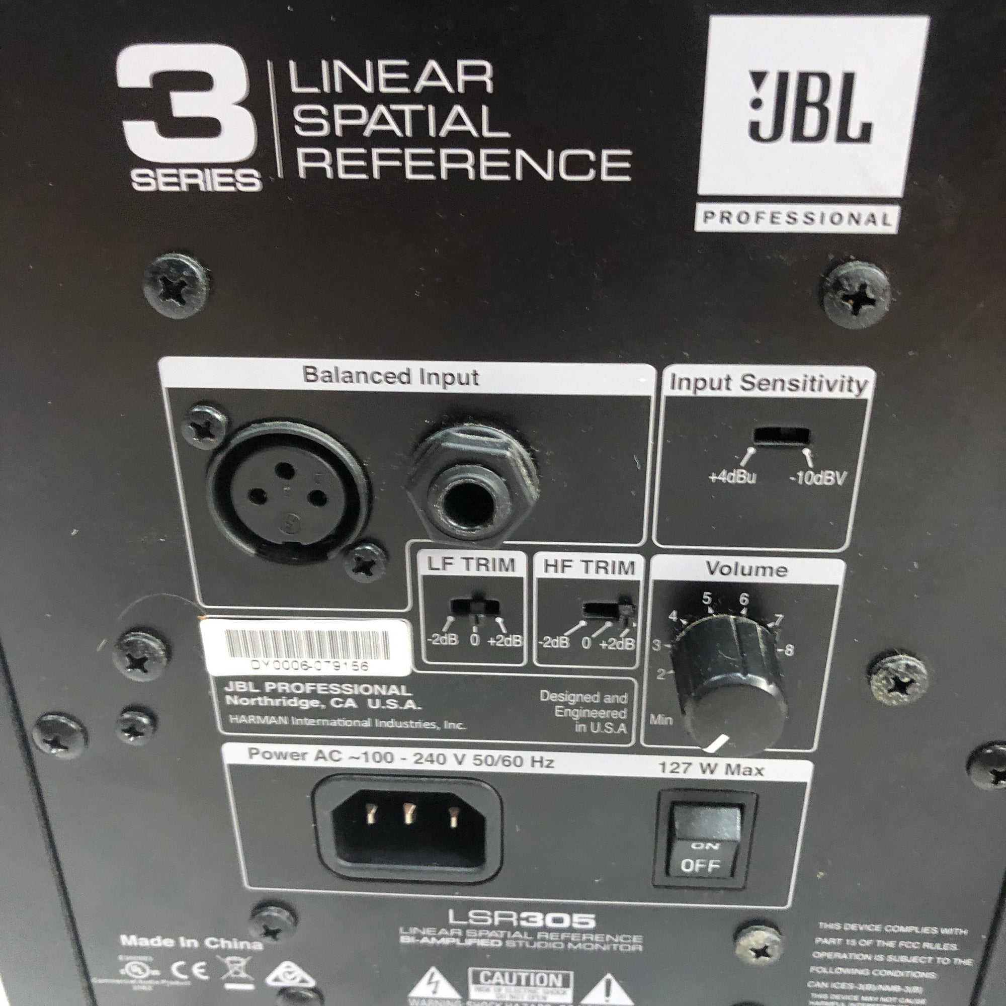JBL Series 3 LSR305 Studio Monitor Pair