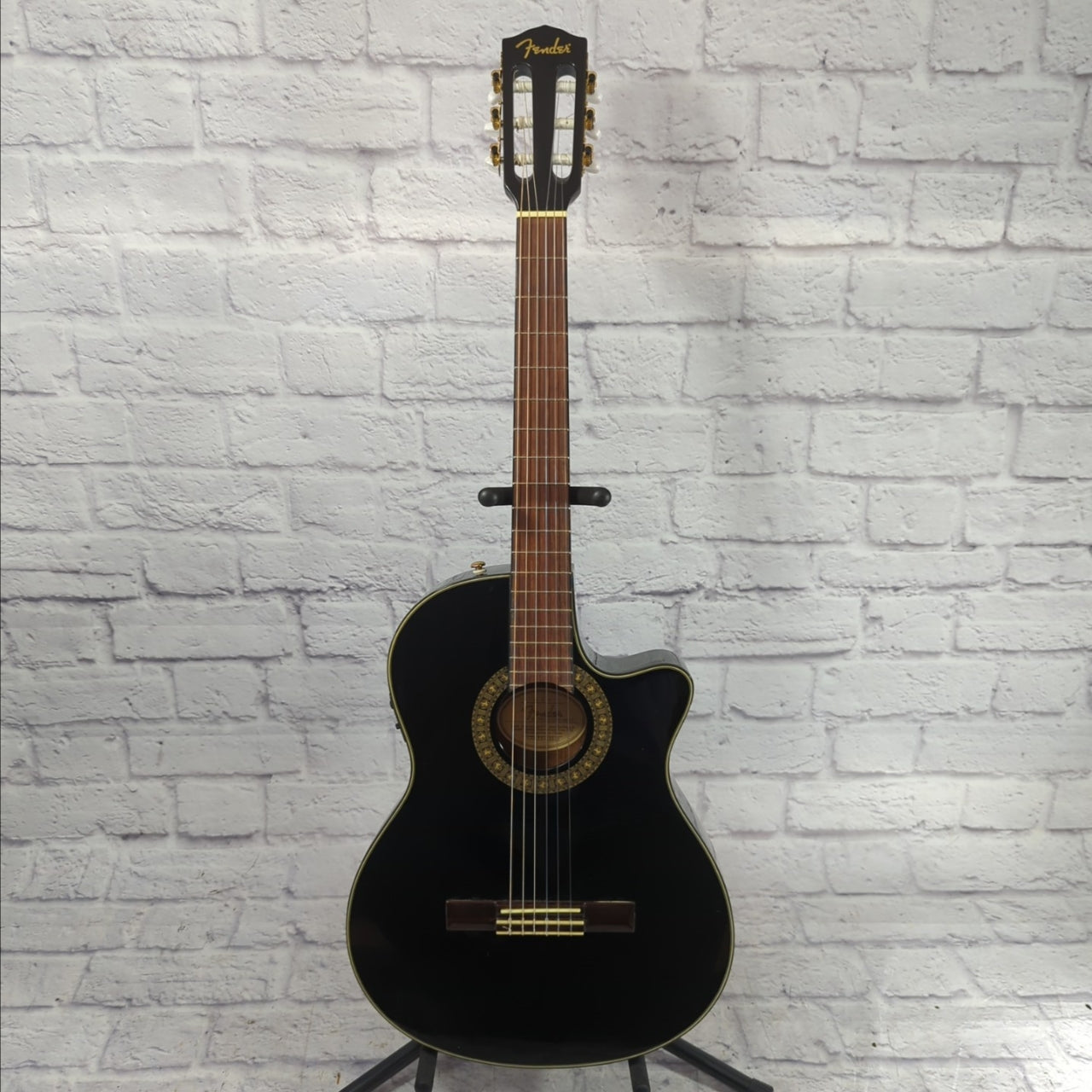 Fender CN-240SCE Thinline BLK Acoustic Guitar
