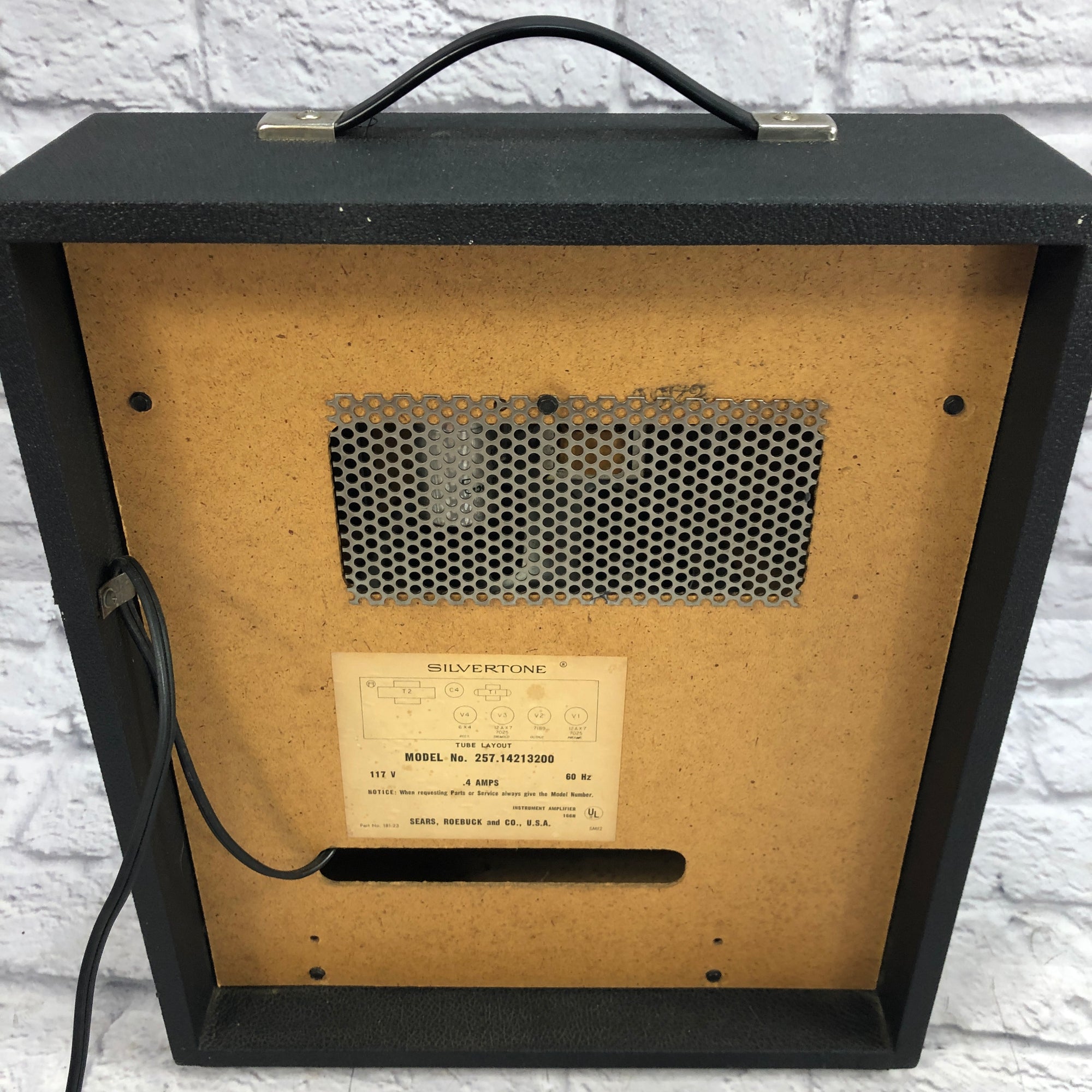 Vintage 1960's Silvertone 10XL Combo Guitar Amp