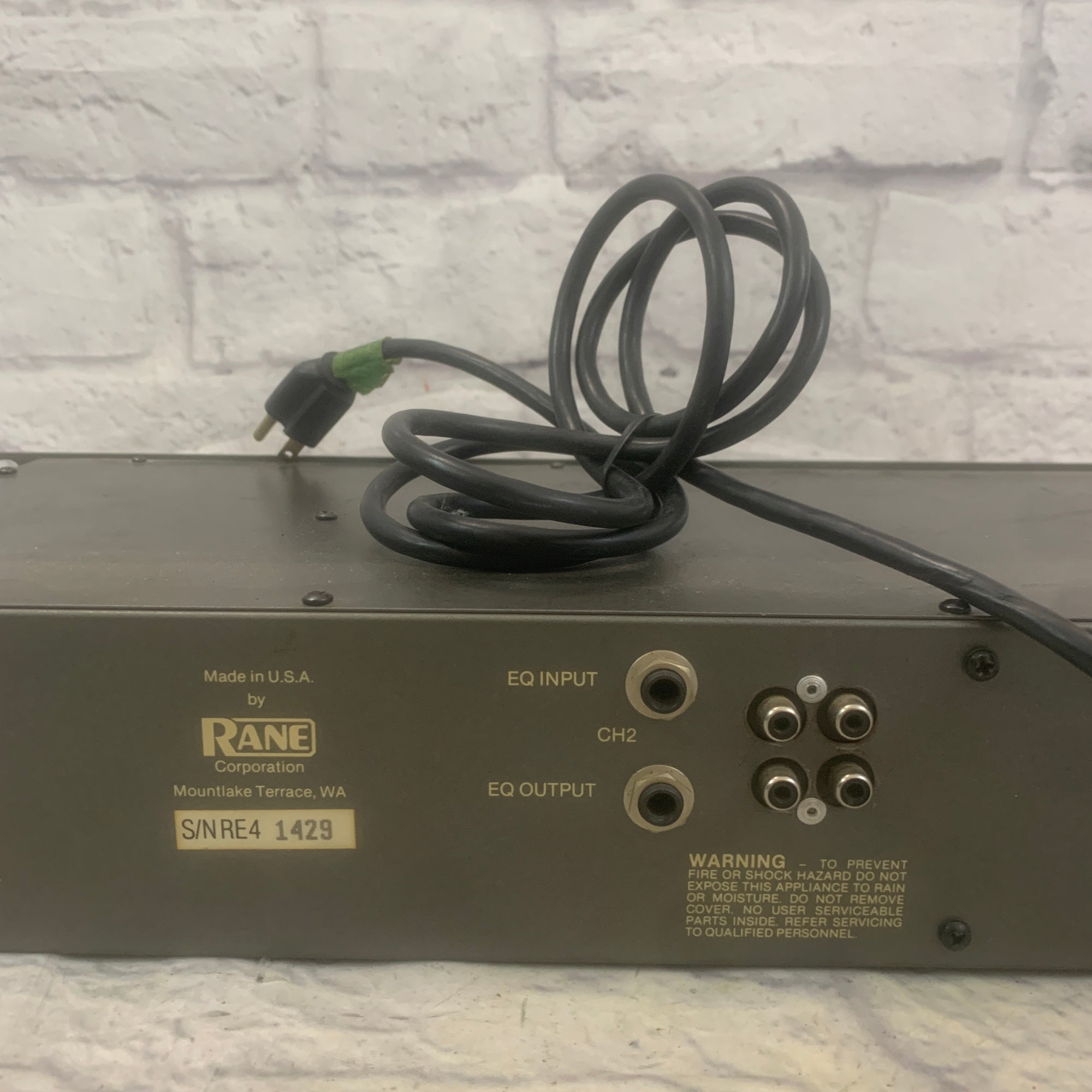 Rane RE14 Rack EQ