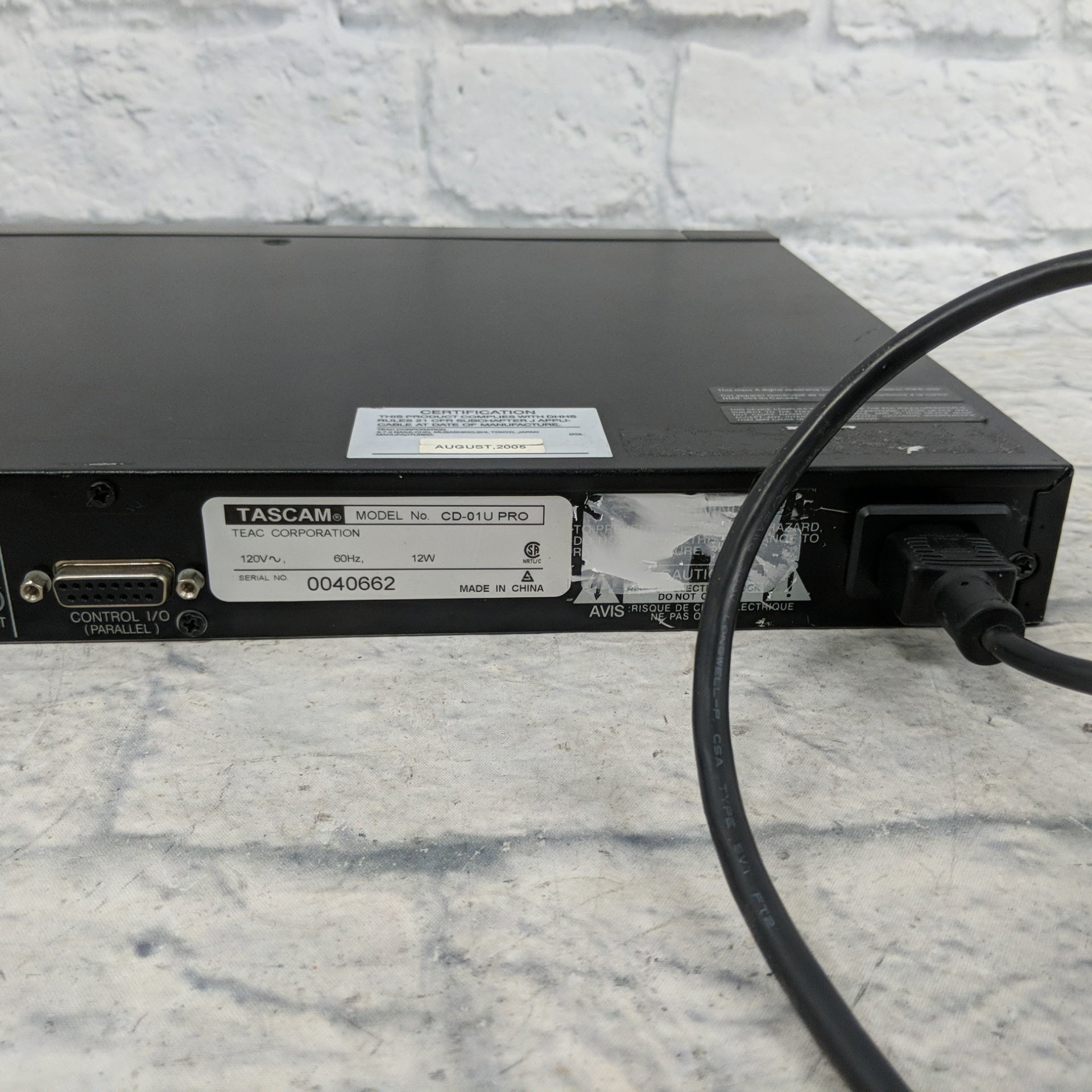Tascam CD-01U - Evolution Music