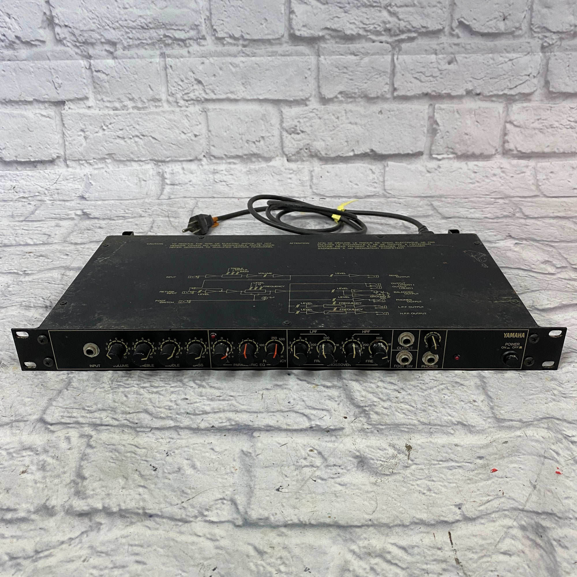 Yamaha PB1 Bass Preamp Rack Unit - Evolution Music