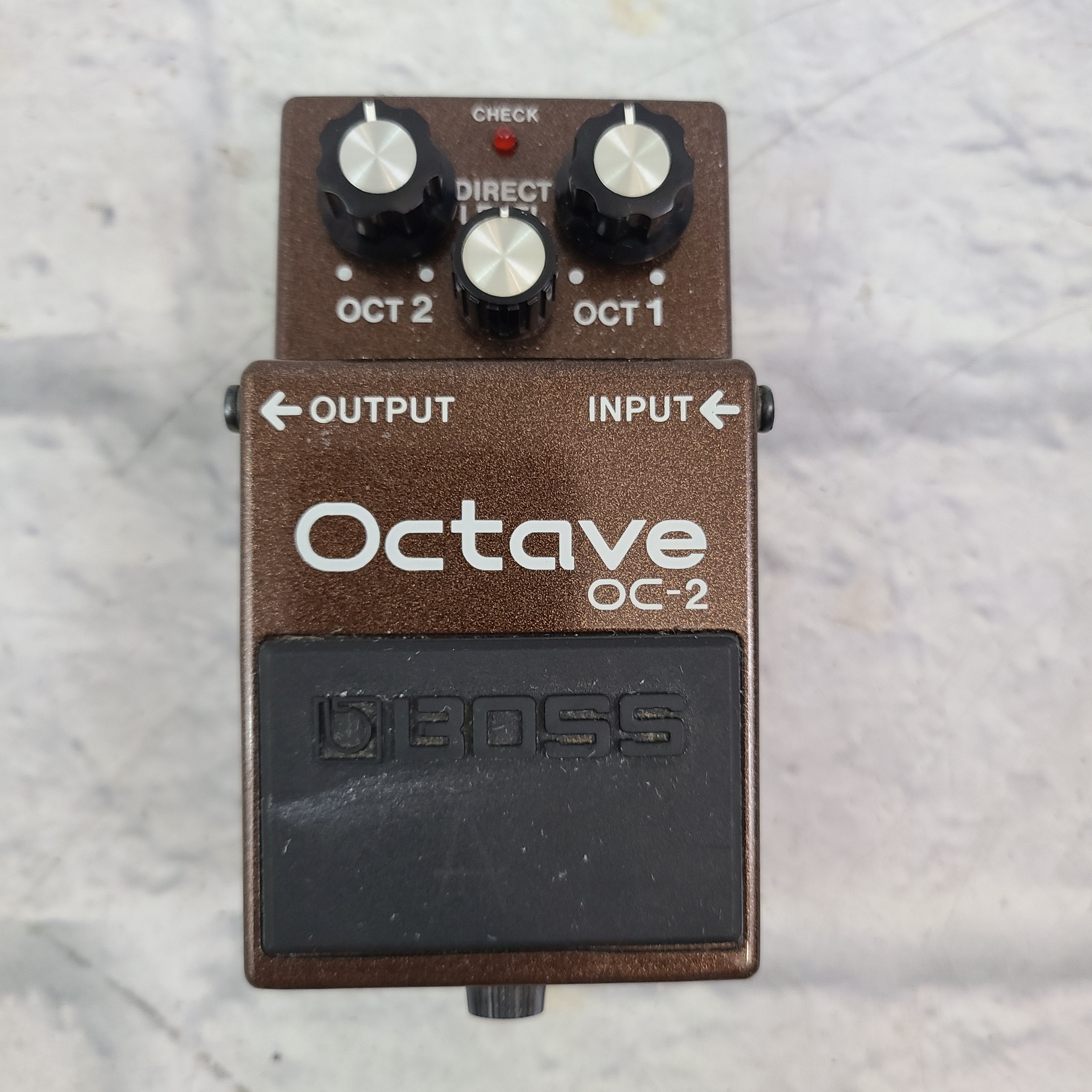 Boss OC-2 Octave Pedal (Taiwan Black Label) w/ PSA-120T Adapter - Evolution  Music