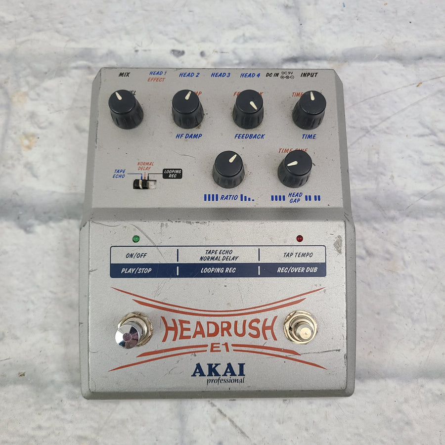 Akai Headrush E1 Echo/ Delay/ Looper Effects Pedal