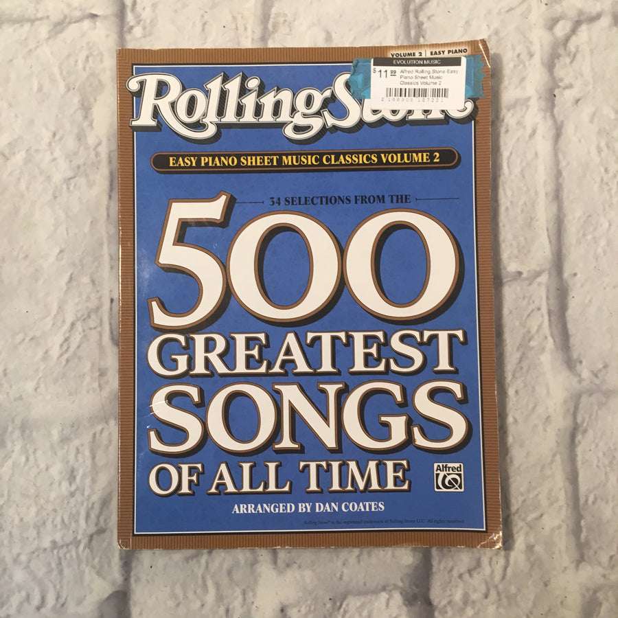 Alfred Rolling Stone Easy Piano Sheet Music Classics Volume 2