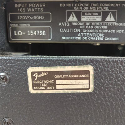 Fender Super 112 Guitar Combo Amp Needs Service