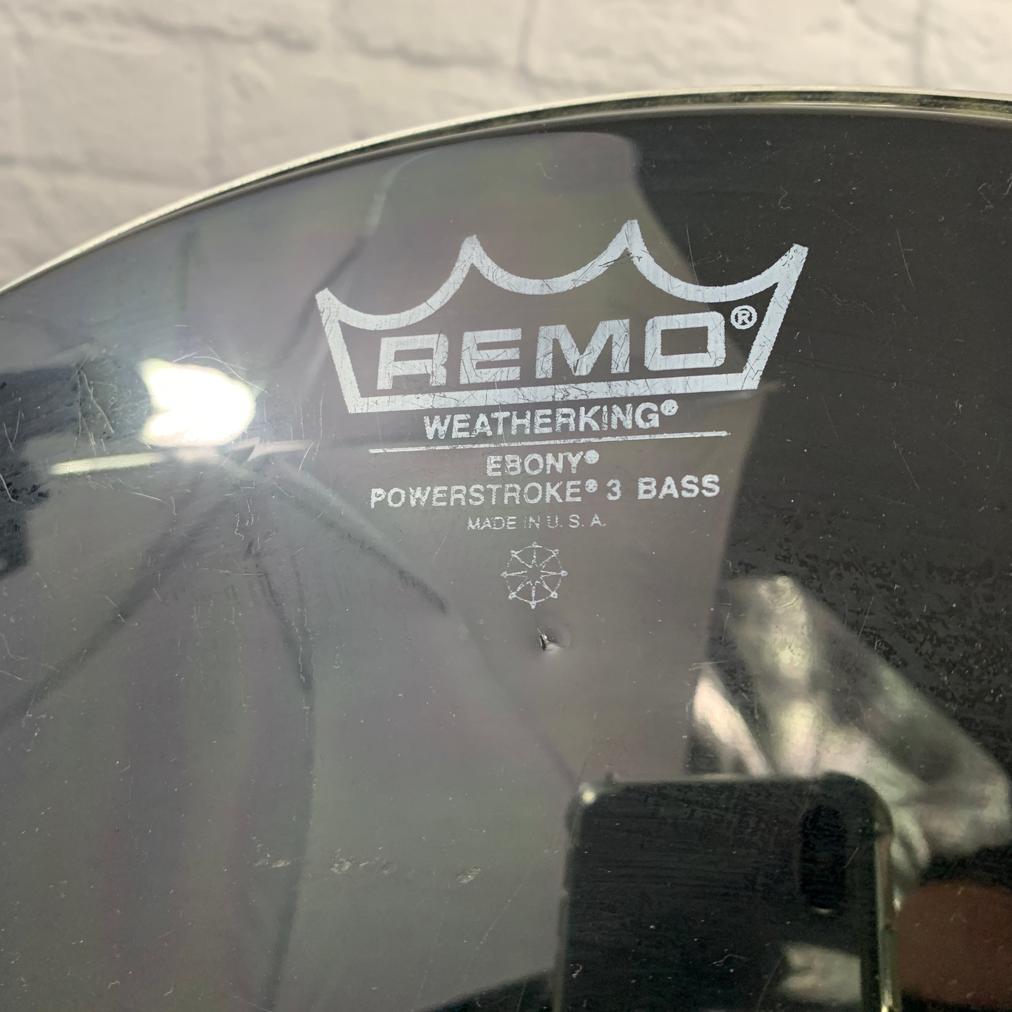 Remo Ebony 18" Powerstroke 3 Ported Bass Drum Head