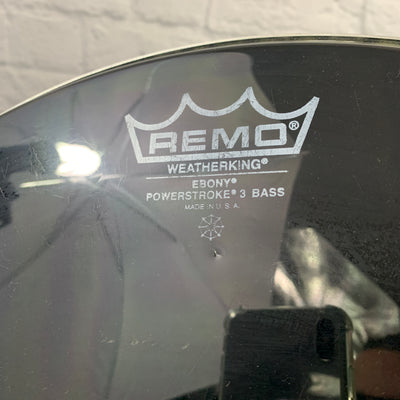 Remo Ebony 18" Powerstroke 3 Ported Bass Drum Head