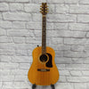 Vintage Washburn D25S Acoustic Electric Guitar Natural