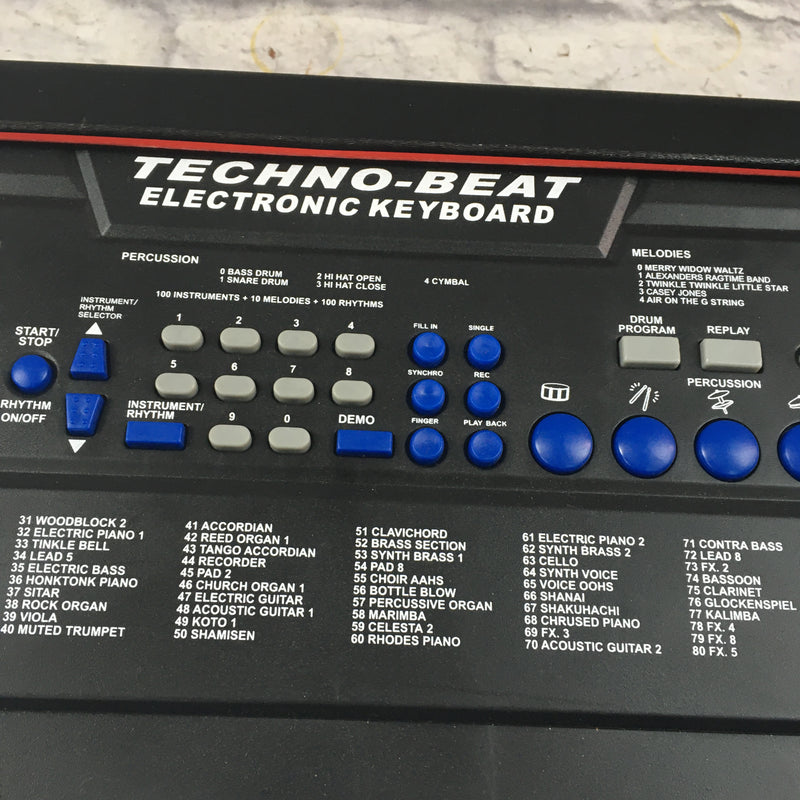 Manley Techno-Beat Electronic Keyboard - Evolution Music