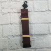 Levy's Brown Leather and Fabric Guitar Strap