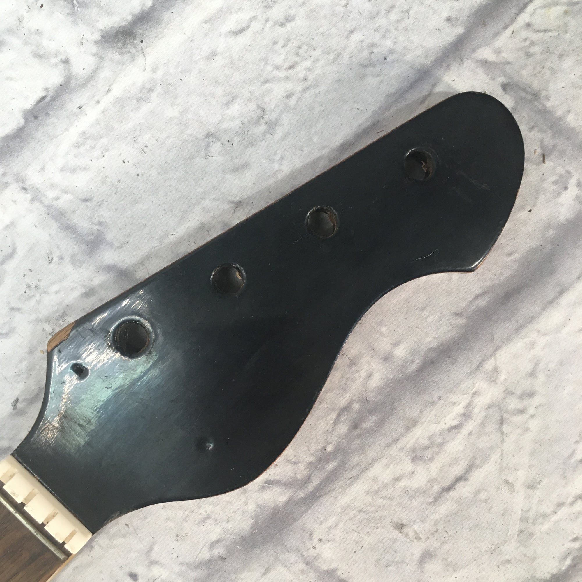 Vintage 1960s Short Scale Bass Guitar Neck (A) Rosewood Fretboard Made in Japan
